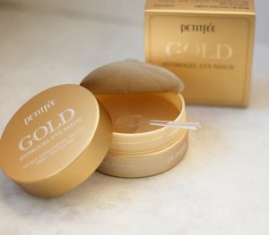 PETITFEE Набор гидрогелевых  патчей для век ЗОЛОТО Gold Hydrogel Eye Patch, 60 шт