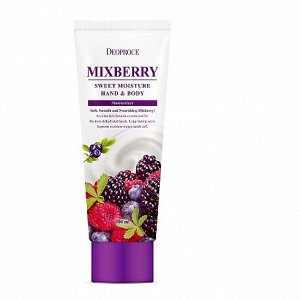 Deoproce Mixberry Sweet Moisture Hand & Body  Питательный крем для рук и тела "Лесные ягоды"  100мл