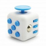 Кубик-антистресс Fidget Cube бело-голубой