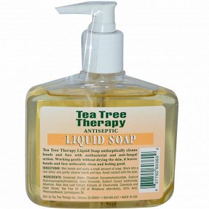 Tea Tree Therapy, Антисептик, жидкое мыло, 236 мл