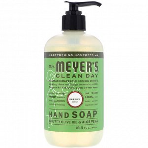 Mrs. Meyers Clean Day, Hand Soap, Parsley Scent, 12.5 fl oz (370 ml)