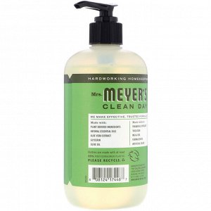 Mrs. Meyers Clean Day, Hand Soap, Parsley Scent, 12.5 fl oz (370 ml)