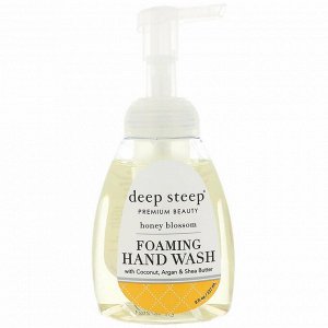 Deep Steep, Foaming Hand Wash, Honey Blossom, 8 fl oz (237 ml)