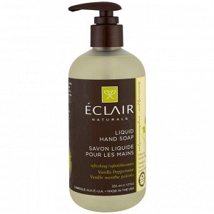 Eclair Naturals, Жидкое мыло для рук, Ваниль и мята, 12 унций (355 мл)