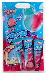Конфета леденцовая на палочке lolli Pop с двойным вкусом персика GuandongLefen, 78г, 1/30