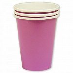 Стакан бумага Bright Pink набор 8 шт 250 мл