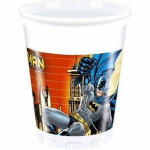 Стакан пластик Бэтмен Batman Dark Hero Греция набор 8 шт 200 мл