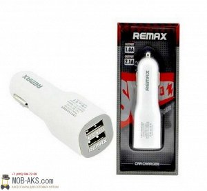 АЗУ REMAX на 2 USB 3.1А белый оптом