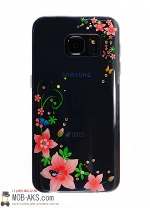 Силиконовая накладка Garden Girl #3 Samsung S7 оптом