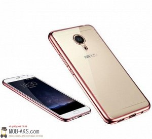 Силиконовая накладка с бампером Meizu M5s медь оптом