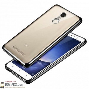 Силиконовая накладка с бампером Xiaomi 5 графит оптом