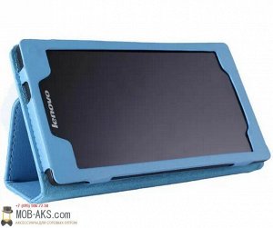 Чехол-книга вставной для планшета Lenovo A2107 голубой оптом