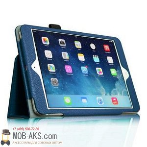 Чехол-книга вставной для планшета Apple iPad mini4 синий оптом