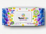Влажные салфетки Детские 0+ TomiKids Без аромата 60шт. с крышкой