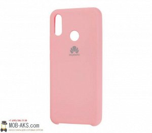 Силиконовая накладка Silky soft-touch Huawei Honor 8X розовый оптом