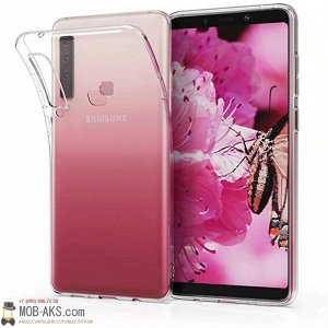 Силиконовая накладка 0.6 мм Samsung A9(2018) прозрачная оптом