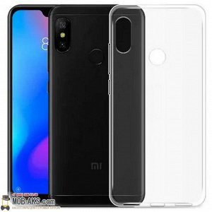 Силиконовая накладка тонкая 0.33 мм Xiaomi 6Pro/A2Lite прозрачная оптом