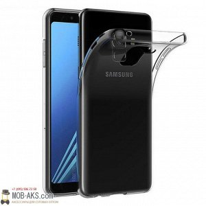 Силиконовая накладка 0.6 мм Samsung J6(2018) прозрачный оптом