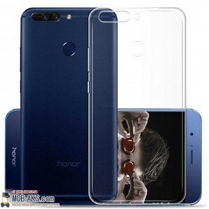 Силиконовая накладка 0.6 мм Huawei Honor 8 прозрачная оптом