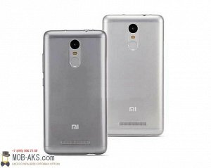 Силиконовая накладка 0.6 мм Xiaomi Redmi 3x прозрачная оптом