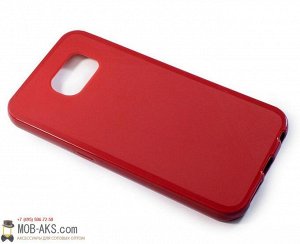 Силиконовая накладка Samsung S7 (Акция) красный оптом
