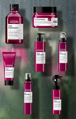 Loreal Профессиональный крем мусс 10 в 1 с термозащитой для всех типов кудрявых волос Loreal Professionnel Curl Expression 250 мл Лореаль