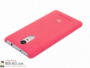 Силиконовая накладка Silky soft-touch Xiaomi Redmi Note 4/Note 4X розовый оптом