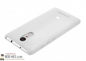 Силиконовая накладка Silky soft-touch Xiaomi Redmi Note 4/Note 4X белый оптом