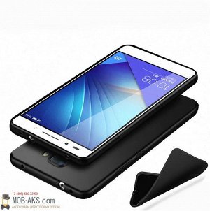 Силиконовая накладка тонкая 0.33 мм Huawei Honor 5A+/Y6II черный оптом