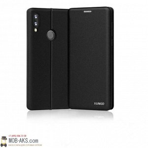 Кожаный чехол-книга Xundo Saina Series для Huawei P20 Lite черный оптом