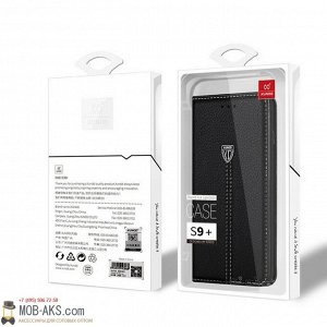 Кожаный чехол-книга Xundo Noble Series для Samsung S9+ черный оптом