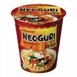 Лапша быстрого приготовления Neoguri Cup 62g * 12