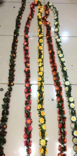 Лента искусственных цветов