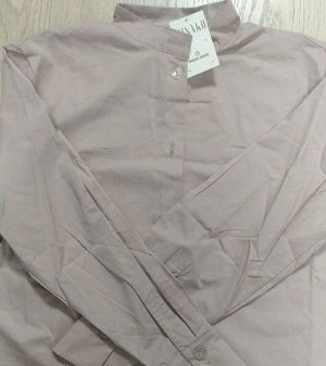 Рубашка женская MINAKU: Casual Collection цвет розовый, р-р 46