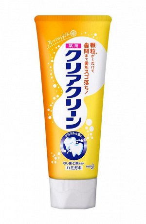 KAO "Clear Clean" Лечебная зубная паста с микрогранулами, свежий цитрус, 120гр