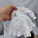 Платье для куклы Паола Рейна или куклы с аналогичным телом ростом 32-34 см