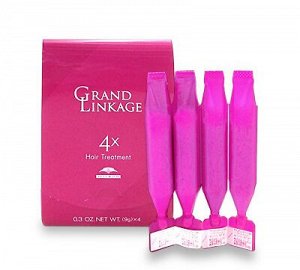 Milbon Grand Linkage 4X Восстанавливающая Терапия для Волос, 4 шт в наборе, Япония