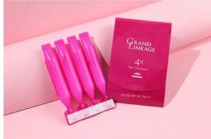 Milbon Grand Linkage 4X Восстанавливающая Терапия для Волос, 4 шт в наборе, Япония