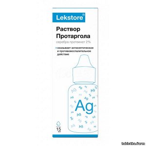 ЛЕКСТОР протаргола р-р 2% капли фл.15 мл Lekstore