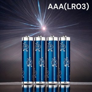 Батарейки мизинчиковые ААА (LR03) алкалиновые для приборов с высоким энергопотреблением (упаковка 4 шт.) Smartbuy MAXX LR03/4B (SBBM-3A04B)