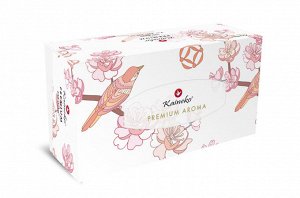 Салфетки бумажные Kaineko Premium Aroma Green Tea 2-х слойные 3*250, с ароматом зеленого чая