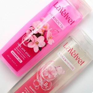 Шампунь и гель для душа, 2 х 250 мл, подарочный набор косметики, LaVelvet, аромат цветущей сакуры