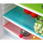 Антибактериальные коврики для холодильника, набор 4 шт