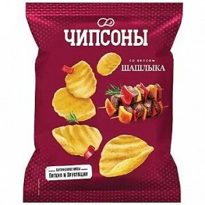 «Чипсоны», чипсы со вкусом шашлыка, 90 г