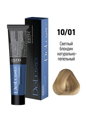 ESTEL PROFESSIONAL Крем-краска для волос De Luxe 10/01 Светлый блондин натурально-пепельный