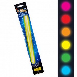 GLOW STICK Неоновая светящаяся палочка в ассортименте 1 шт.