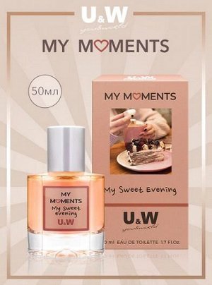 You&World My Moments My Sweet Evening жен 50мл туалетная вода edt _К / 24шт / 2001014830 / 422176