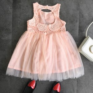 Кружевное платье,розовое