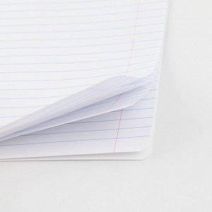 Тетрадь в линейку 12 листов А5, на скрепке «1 сентября: Школьные принадлежности», 5 видов МИКС, белизна 96% .