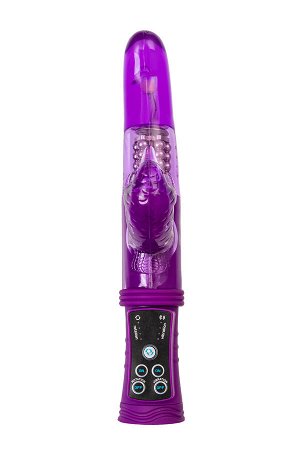 Вибратор с клиторальным стимулятором A-Toys by TOYFA High-Tech fantasy, TPR, фиолетовый, 22,5 см
